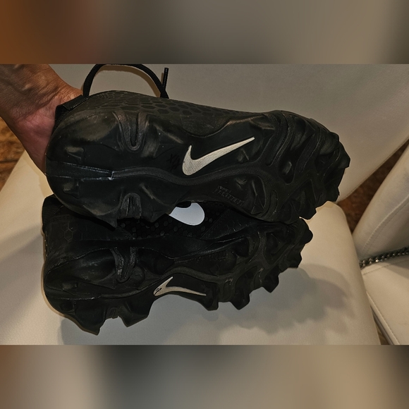 Nike Fastflex Youth Cleats black 3.5 vintage - Picture 4 of 4